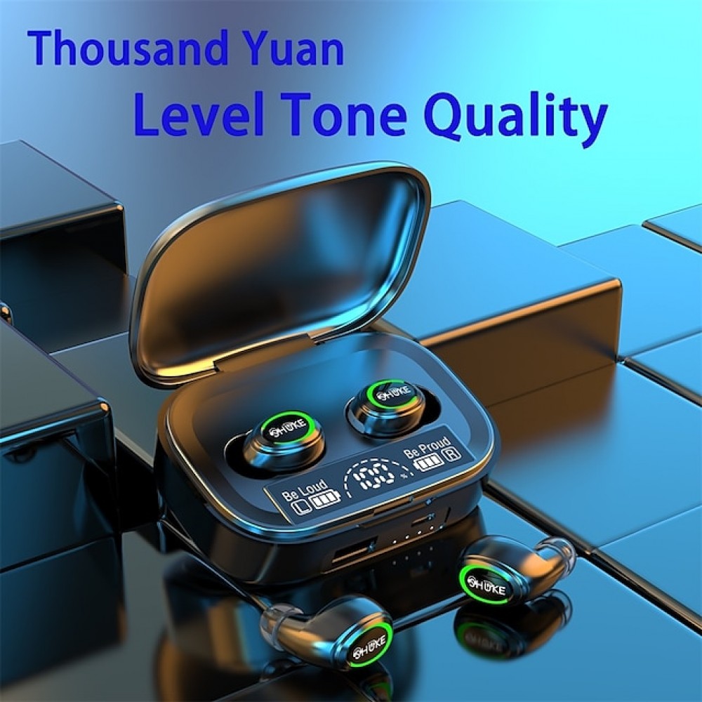 TWS Bluetooth Headphone MD06 Wireless 5.0 Mini Charged Digital Display Large Capacity Charging Bin True Wireless Headphones TWS Earbuds In Ear Bluetooth 5.2 Sports Auto Pairing LED Power Display for
TWS Bluetooth Headphone MD06 Wireless 5.0 Mini Charged Digital Display Large Capacity Charging Bin True Wireless Headphones TWS Earbuds In Ear Bluetooth 5.2 Sports Auto Pairing LED Power Display for
