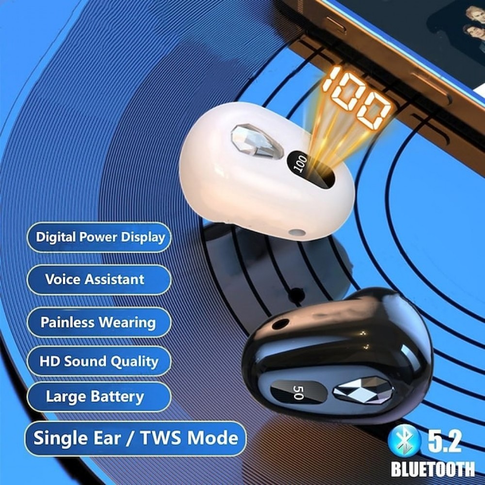 Mini TWS Wireless Headphones Bluetooth Earphones V5.2 Earbuds With Mic No Ear Pain HD Earphone Power Display Headset Gamer
Mini TWS Wireless Headphones Bluetooth Earphones V5.2 Earbuds With Mic No Ear Pain HD Earphone Power Display Headset Gamer