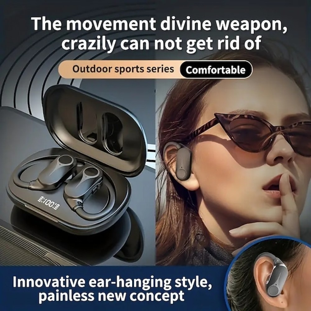 RD03 Bluetooth Headset Hanging Ear Sports Noise Cancelling HIFI Sound Quality
RD03 Bluetooth Headset Hanging Ear Sports Noise Cancelling HIFI Sound Quality